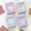 3Inch Mini Photo Card Album Heart Hollowed Styles Cover with 40 Pocket Card Binder Book for Capturing Daily Moment
