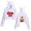 VINLAND SAGA: Thorfinn Women's Cat Ear Cropped Hoodie