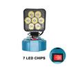 Wireless LED Work Light Portable Jobsite Light Spotlight Lamp Flood Light Flashlight Fit Makita 18v Battery (No Battery)