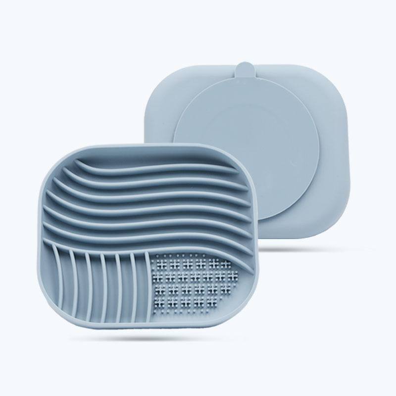 Silicone Pet Licking Mat Multifunctional Pet Food Bowl Cat and Dog Meal Basin Mat with Suction Cup Slow Feeding Placemat