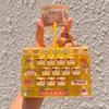 Cartoon Keyboard Squeeze Toy 26 Keys Bookbag Pendant  For Adults,Teenagers,Kid