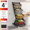 Miling Floor-Standing Multi-Layer Fruit & Vegetable Storage Rack