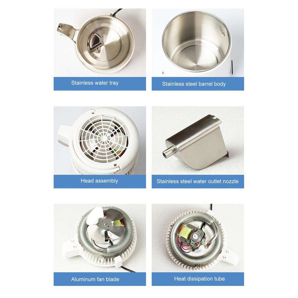 Water Filter Dispenser 750W 4L Home Pure Water Distiller Medical Equipment Distiller Laboratory Disinfection Stainless Steel Water Distiller