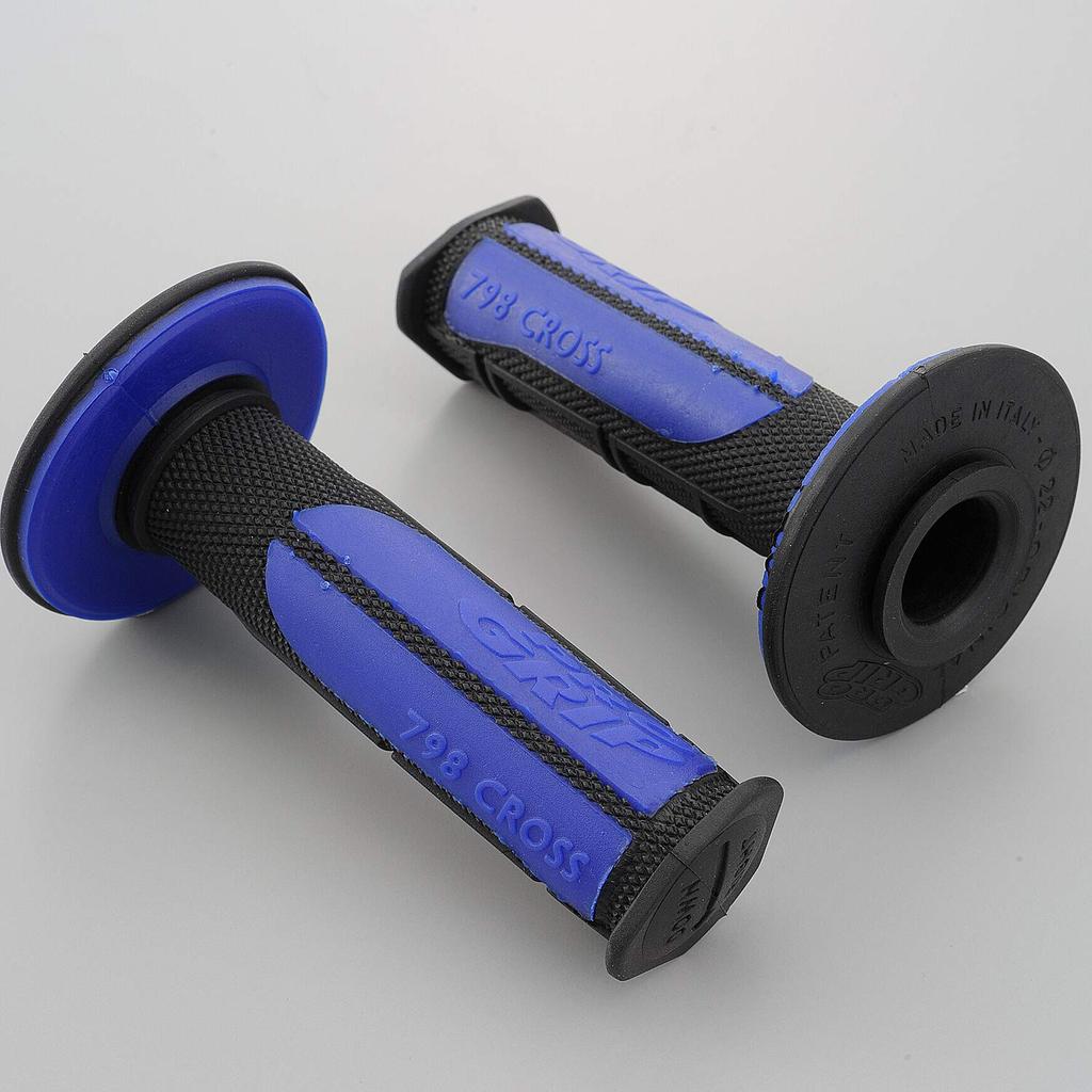 Daytona PROGRIP 798 Type Motorcycle for Handlebar Diameter 98145 Grips, 115mm, Vibration-Resistant Gel, Non-Through End, 22.2mm (Off-Road),
