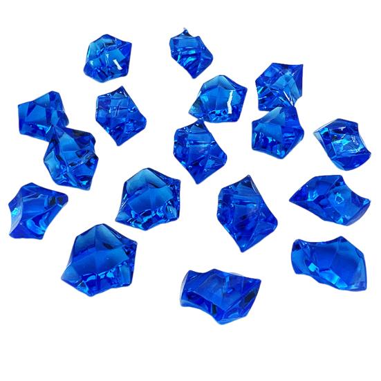 1 Torba Köpüklü Akrilik Taş Akvaryum Dolgu Parlak Cilalı Gerçekçi Düzensiz Şekil Vazo Dolgu Sahte Buz Taşları