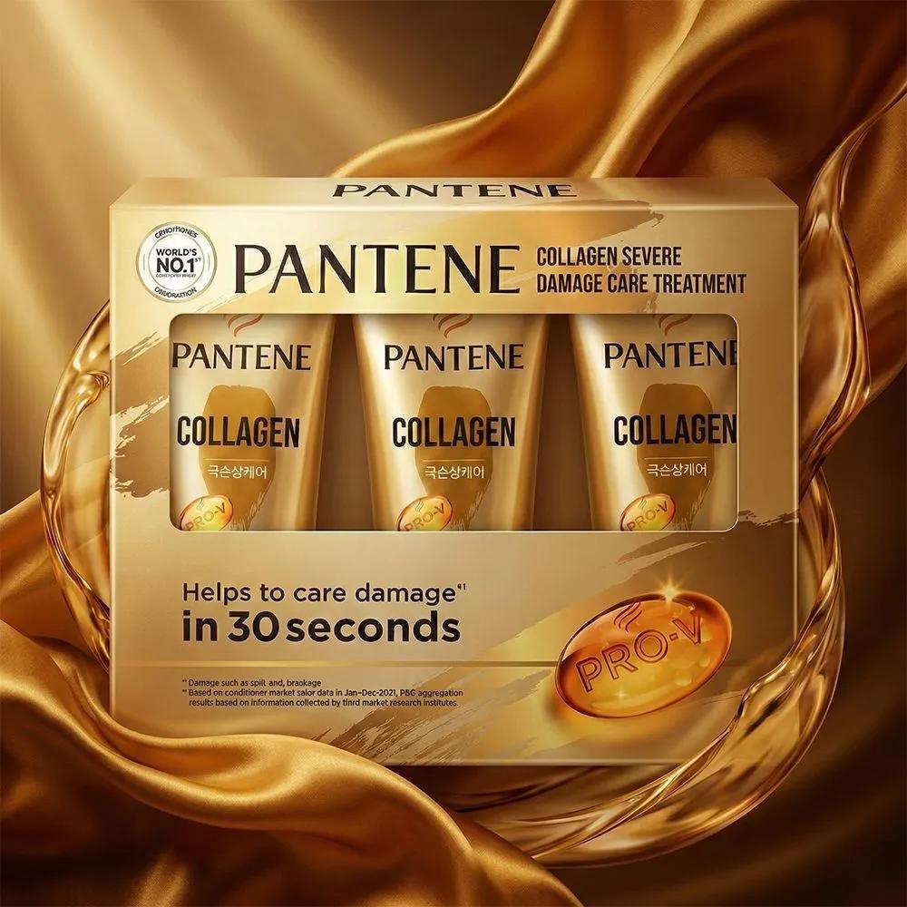 Pantene Severe Damage Care Hair Treatment 400ml x 3 Packs Pantene Treatment Hair Pack