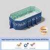 Blue Little Fish Large Foldable Outdoor Family Swimming Pool