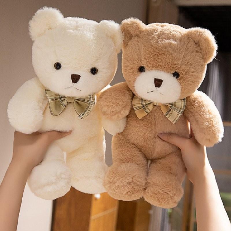 Adorable Teddy Bear Plush Toy For Kids Soft Cuddly Stuffed Animal Doll Gift