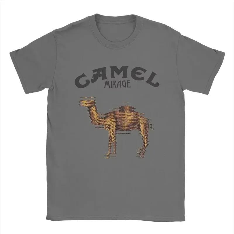 New Retro Car Camel Cigarettes Tshirt Vintage Cotton Tops Tee Short Sleeve Casual Streetwear Unisex Unisex Clothing Motosport