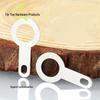 OIMG Copper Silver-Plated Round Welding Terminal Lugs