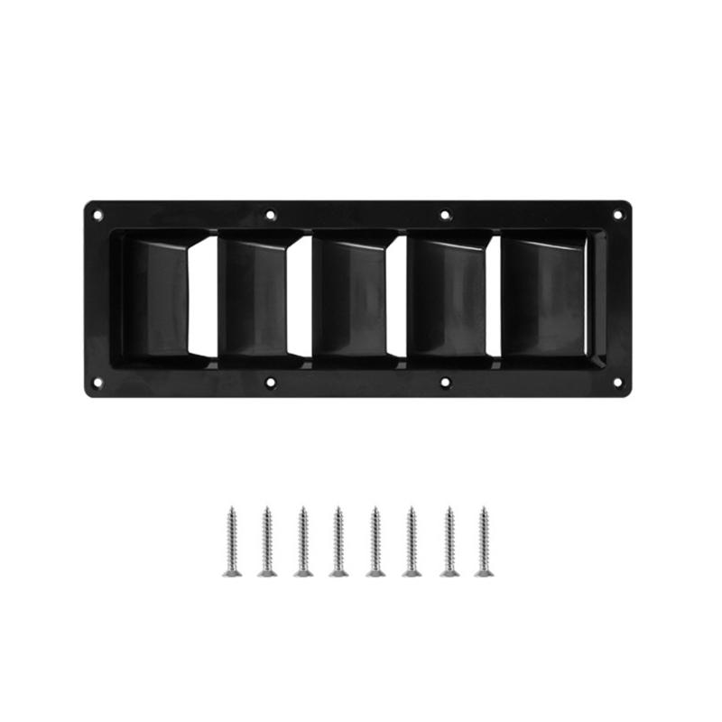 Universal Boat Ventilation System Cover Watertight Construction Ventilation Louver Case Plastic Vent Cover for Boats
