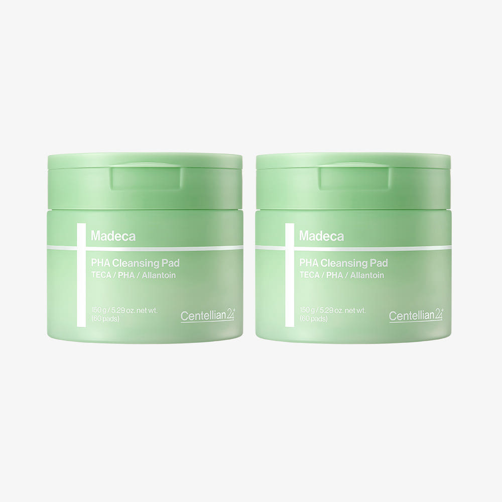 CENTELLIAN24 Madeca PHA Daily Cleansing Pads - 60 Sheets (2-Pack)