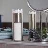 Scatola porta cotton fioc a doppio strato Porta cotton fioc rotondo Dispenser con cuscinetti resistenti Cotton fioc