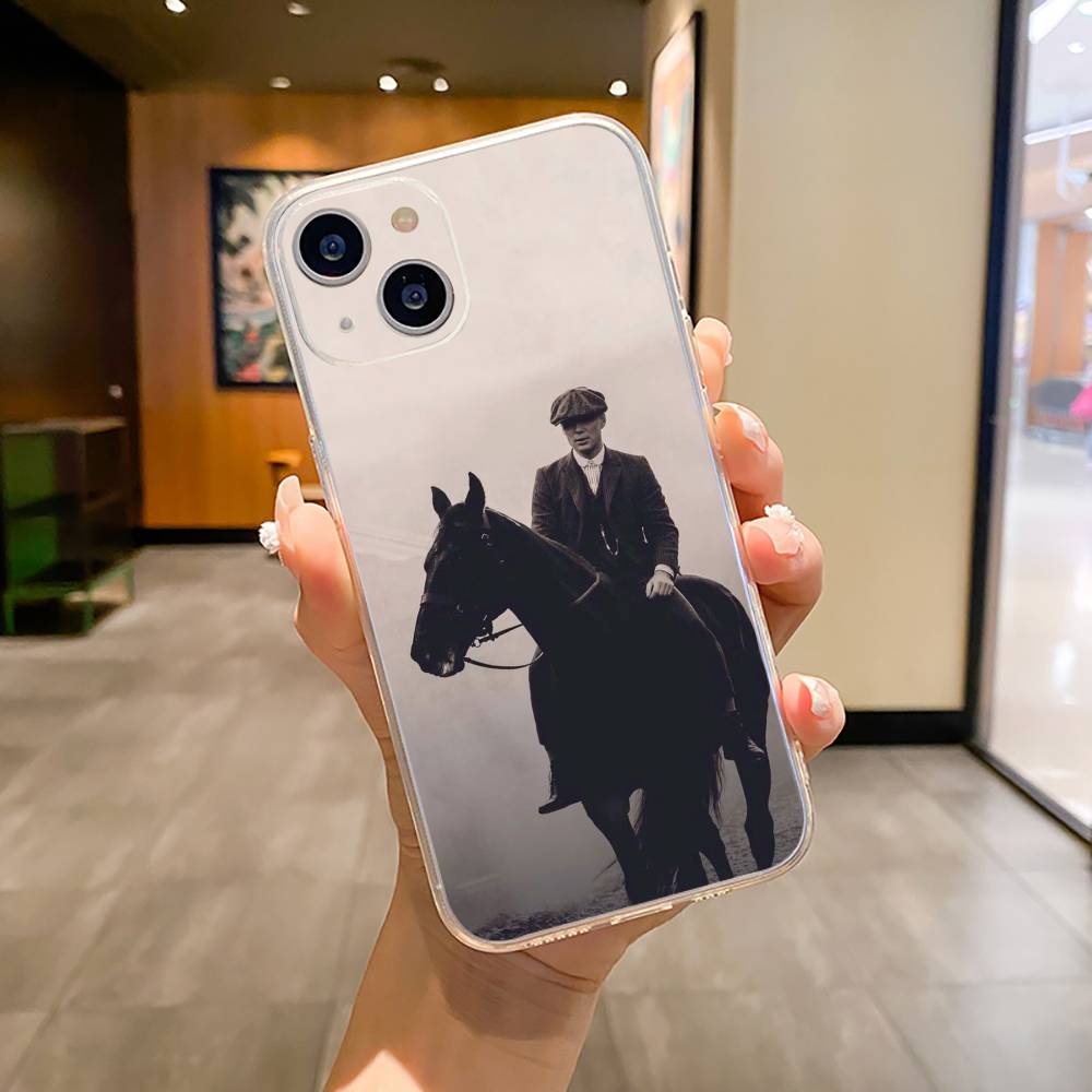 P-Peaky-B- Blinders-movie Phone Case For iPhone17,16,15,14,13,12,11 ,Pro Max,16/15/14 Plus  XS Soft Silicone Transparent Cover