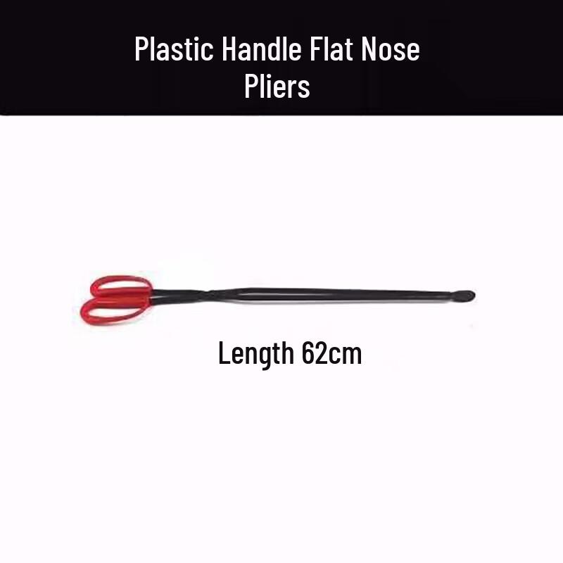 WEZHO Long Handle Flat Head Grabber Tongs