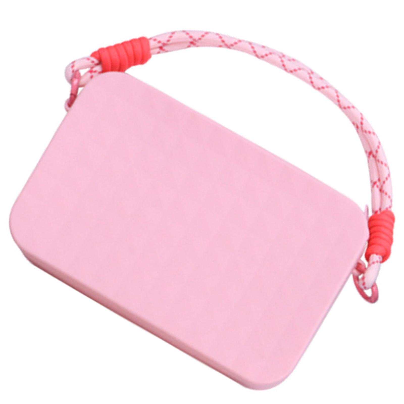 

Silicone Insert Pouches for Beach Bag Wallet Charm Phone Holder Case Cosmetics Storage Bag for Travel and Outdoor Use рожевий