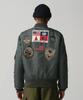 AVIREX TOP GUN CUSTOM 401 MA-1 Jacket, Men's XL, Sage, 783-4952031
