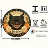Vintage 8x8 Inch Black Cat Metal Sign Retro Halloween Tin Plaque For Home Bar Wall Decor