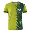 T-shirt da uomo ad asciugatura rapida Sport Tennis Abbigliamento Moda Stampa 3D Uniformi Badminton T-shirt da allenamento da donna Top da uomo Magliette