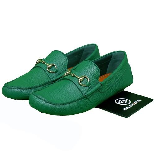 

Gucci Мужские лоферы кэжуал с пряжкой Horsebit , зеленые 674254 UDU00 3120 EU 45 зелёный