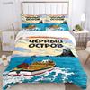 Comforter Casal Cartoon Dog Funny All Season Comforter Bedding Sets Soft And S Single/Double/Queen/King