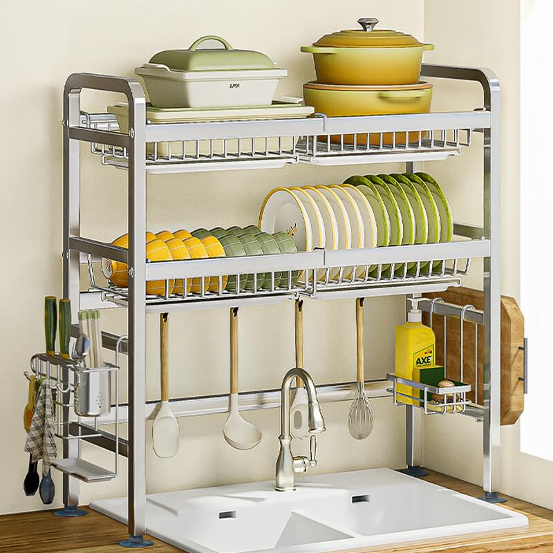 

Двухъярусная настольная сушилка для посуды Beifu из углеродистой стали