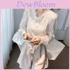 French Style Womens Blouse With 3d Lace Design For Casual Chic Look
