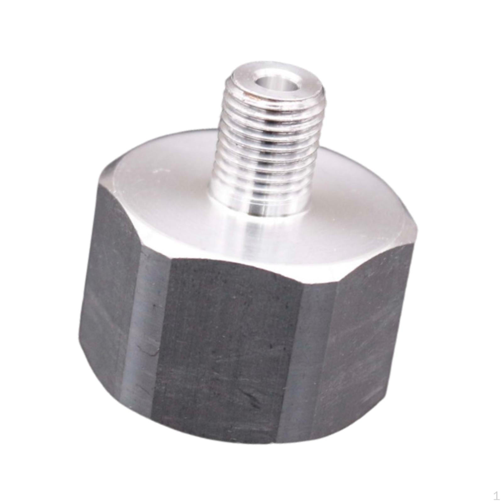 

3/8-24UNF to TR21-4 CO2 Cylinder Adapter Lightweight for Aquarium Metal Accessories Sturdy