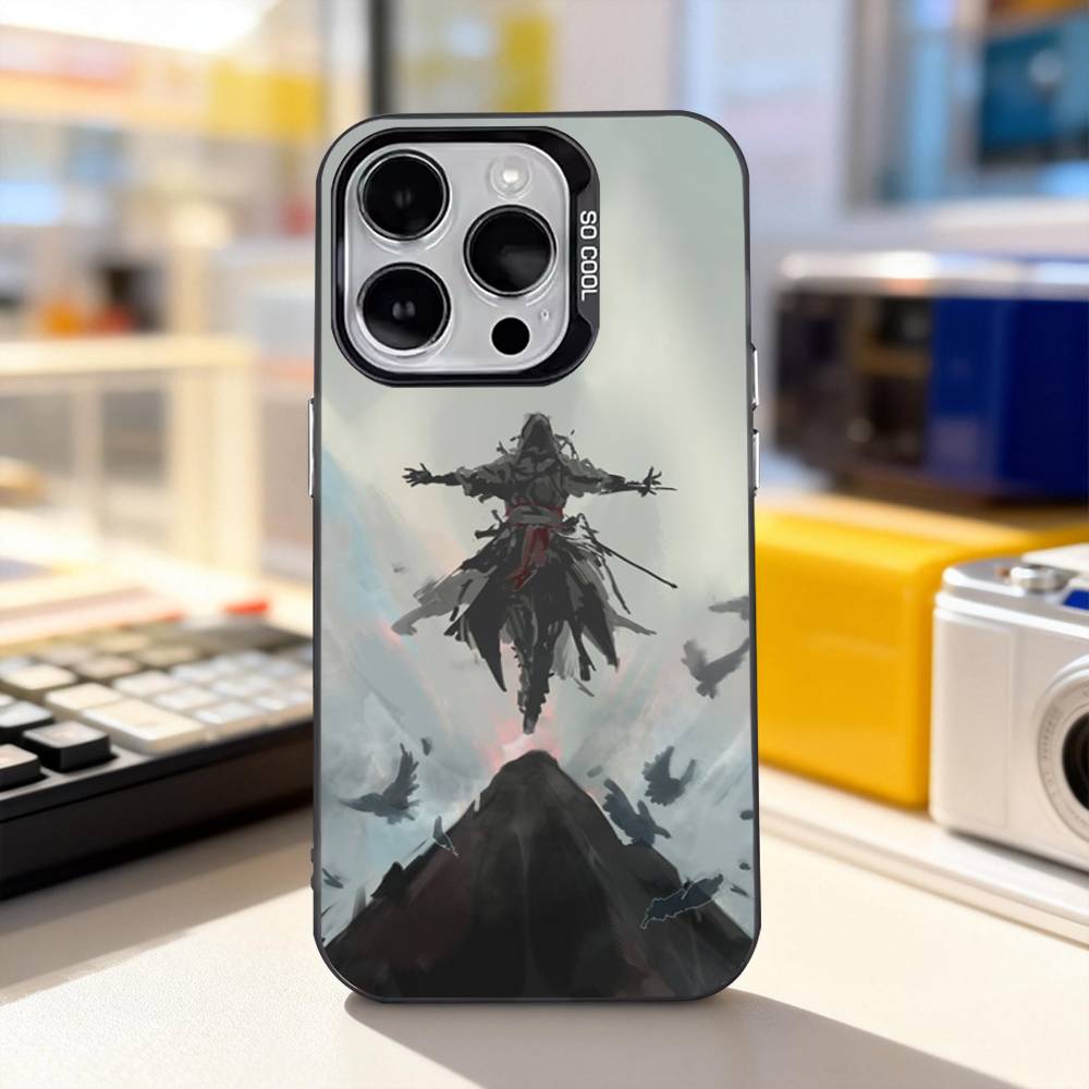 A-Assassins-s Cool C-Creed Phone Case For iPhone 17,16,15,14,13,12,11,Pro,XS,Max,Plus,Mini,SE4,E Black Matte Shockproof Cover