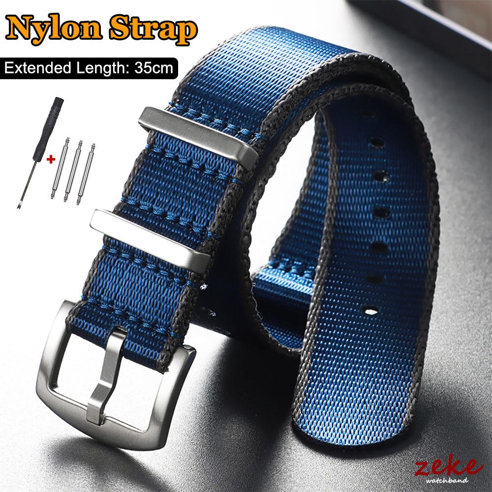 Nylon Watch Strap 18/20/22mm Universal Sport Soft Watchband Replacement Correa Reloj High Density Durable Fabric Braid Wristband