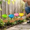 Flower Shaped Bee Watering Station Weatherproof Rust-resistant Wild Bees Water Bowl Colorful UV Resistant Bird Water Dispenser