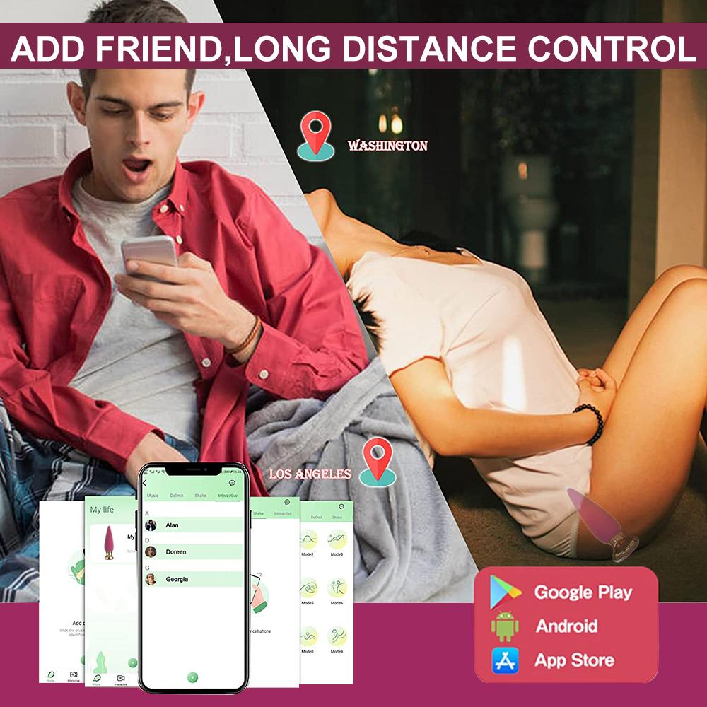 Wireless Remote Anal Vibrator Sex Toy For Men Women Anal Plug Male Prostate Massage Vagina G Spot Dildo Vibrator Anus Butt Plug