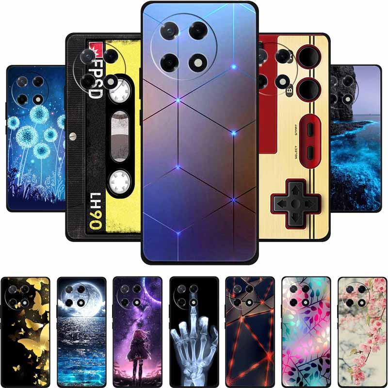 For Tecno Camon 30S Case Popular Picture Black Silicone Soft Back Cover Case For Tecno Camon 30S Phone Cases Camon30s 30 S 6.78"