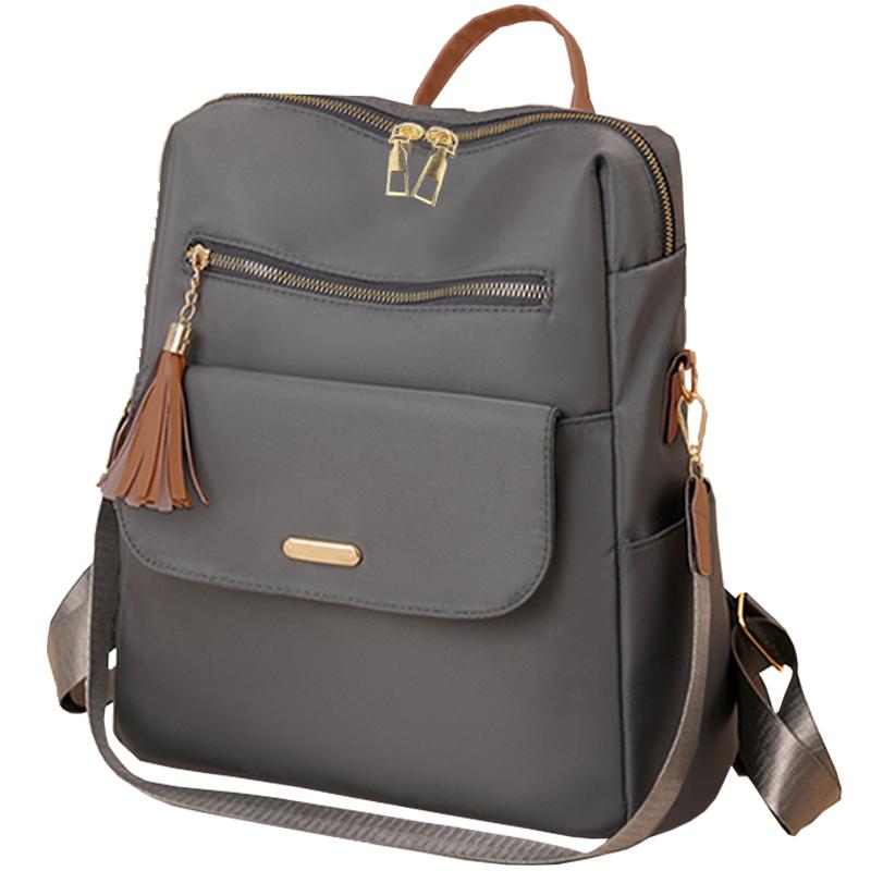 Chic Stylish Multi-Color Backpack with Tassel Detail Adjustable Strap Lightweight for Daily Use Casual Functial Fashiable Bag 2590₽