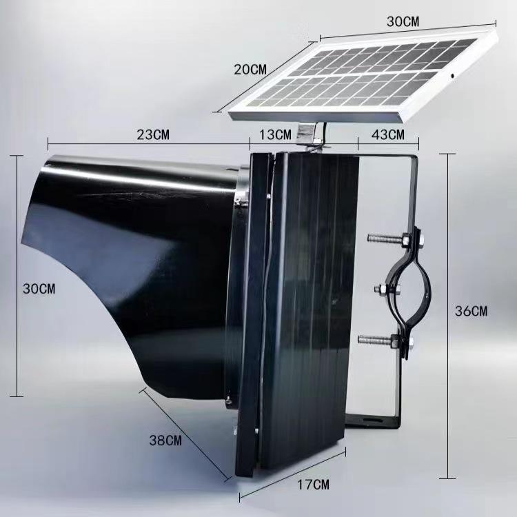 Solar Yellow-Red Flashing Intersection & School Traffic Signal Light for Vehicle Safety