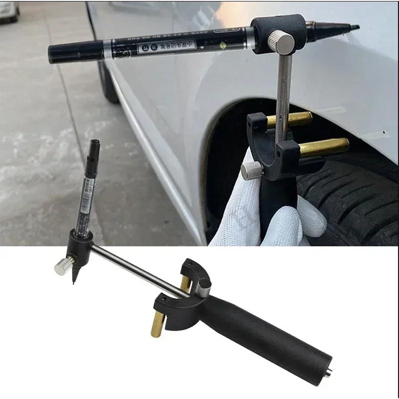 Car Wheel Eyebrow Scriber Data Recovery Auto Sheet Metal Dent Repair Tool Wheel Eyebrow Rib Line Parallel Drawing Tool