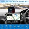 Kabelloser Autoladegerät, 15W Qi Induktions-Schnellladung Lüftungsschlitz Handyhalter Auto-Klemmung Atemloch, 360° drehbar