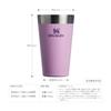STANLEY Stacking Vacuum Pint, 0.47L, Lilac, Vacuum Insulated Tumbler, Stainless Steel, Keeps Coffee Hot or Cold, Beer, Outdoor Activities, Sports, Dis