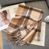 Windproof Winter Plaid Scarf Thick Warm Shawl Wrap Fashion Pashmina