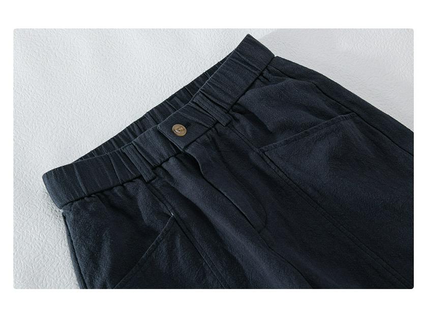 Men's Spring and Summer Versatile Casual Linen Pants - Breathable, Loose-Fit Trousers