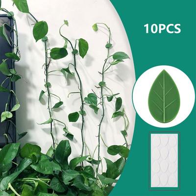 10Pcs Plant Fixture Clip Plant Climbing Wall Self-Adhesive Fastener Tied Fixture