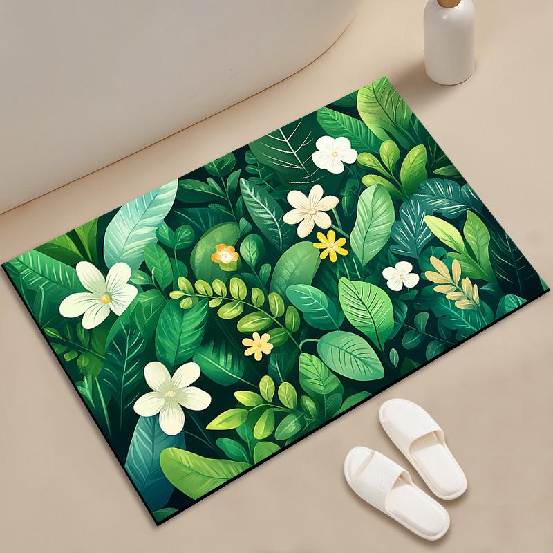 

Маленький свежий ковер для крыльца, коврик для входной двери, коврик для входной двери, гостиная, диатомовая грязь, которую можно вырезать в коврик для входной двери 40 * 60CM Diatom Mud