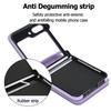 Zipper Wallet Vertical Cards Solt Crossbody Case for Samsung Galaxy Z Flip 7 SE 6 5 4 Shoulder Strap Lanyard Holder Purse Cover