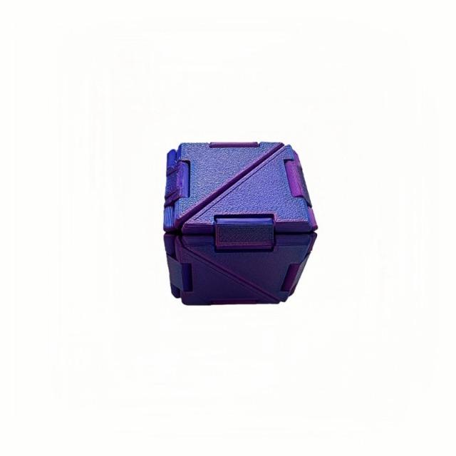 3D Printed Changeable Magic Cube Folding Illusion Puzzle Cube Anti Stress Fidget Toy Educational Toys For Kids