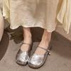 French Gentle Temperament Flat-soled Single Shoes Women's Shoes 2025 Spring New Models with Skirts Evening Wind Mary Jane Shoes Doudou Shoes