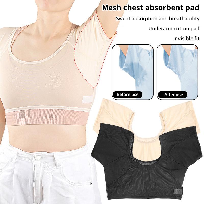 T-Shirt Shape Sweat Pads Washable Underarm Armpit Sweat Pads Reusable Perfume Absorbing Guards Shield Deodorant For Women