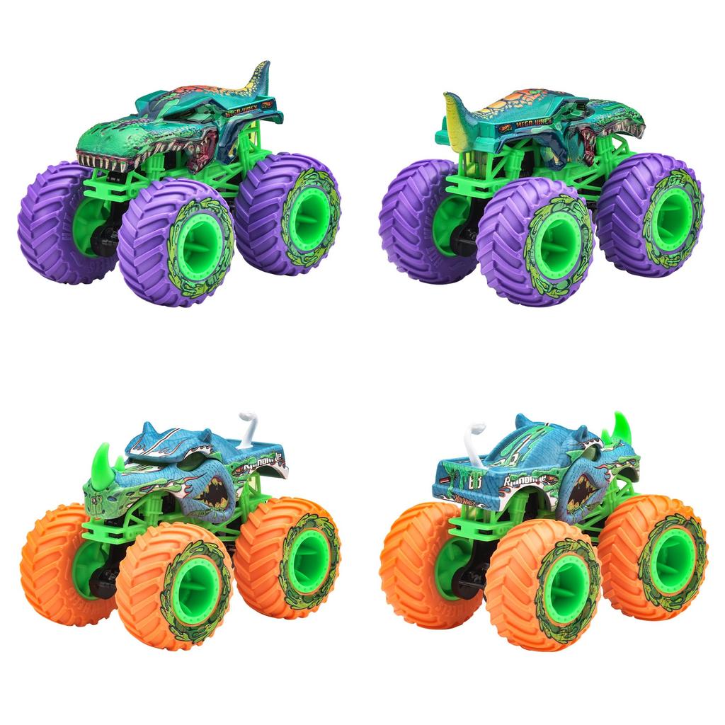 Hot Wheels Monster Trucks Sortiment 8 Miniatur-Box-Set 164 - Fahrzeuge/Spielzeug - (Ab 3 Jahren) - Mehrfarbig FYJ44-982G