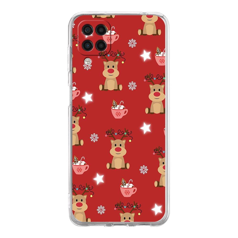 Phone Case For Samsung Galaxy A13 A33 A35 A55 A73 A53 A23 A51 A71 A21S A72 A31 A41 A05s A03S A15 A25 5G Cover Cartoon Christmas