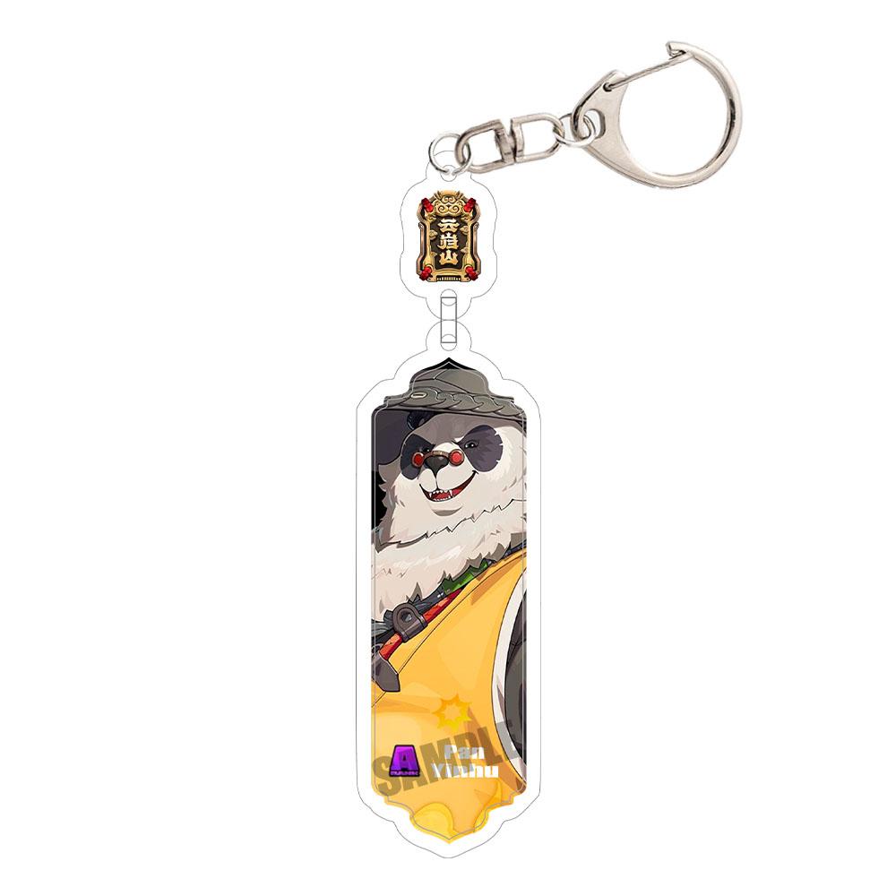 Game Zenless Zone Zero Acrylic Keychain Aria Cissia Nangong Yu Backpack Keyring Pendant Belle Nicole Demara Decorative Ornament