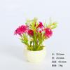 5Pcs Multicolors Flower Basket Miniatures Resin Desktop Ornaments Fairy Garden Decoration Moss Terrarium Micro Landscape